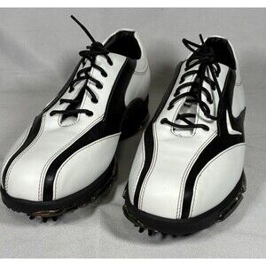 Callaway XTT Men’s Golf Shoes Size 9.5 New White Black Leather